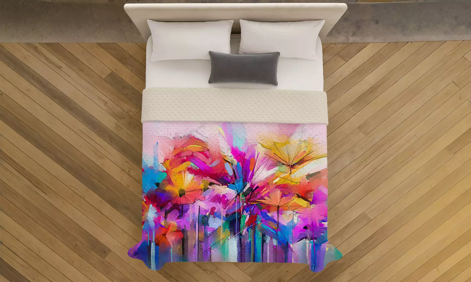 Colcha ligera ideal para primavera y verano