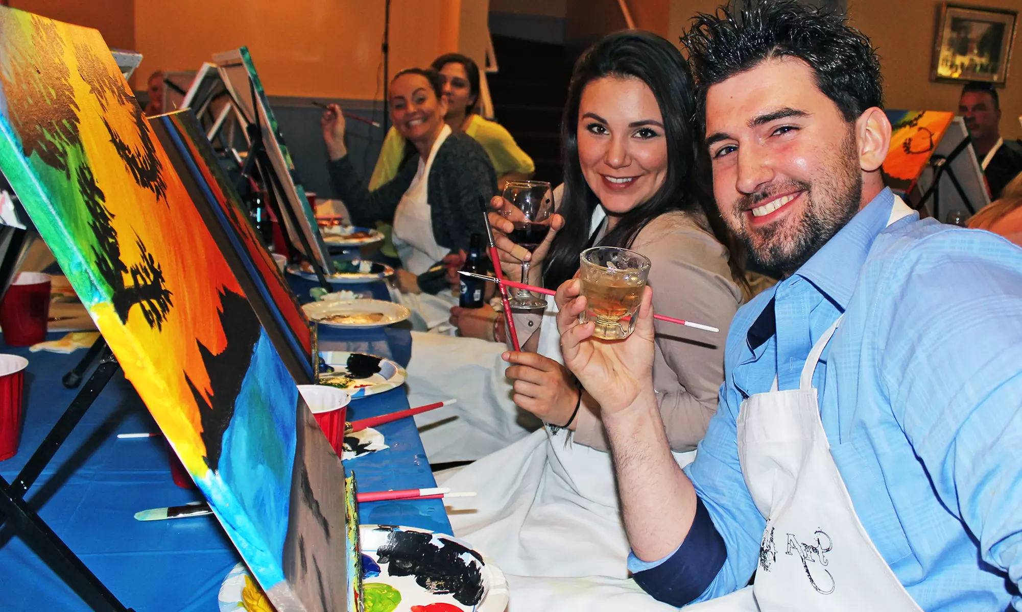 Two Hour Guided Painting Event From Paint Social Art (Up to 43% Off) - Primary Image