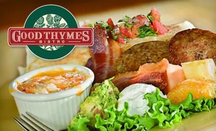 $10 for $20 Worth of Lunch and Dinner at Good Thymes Bistro (or $7 for $15 Worth of Breakfast) - Primary Image