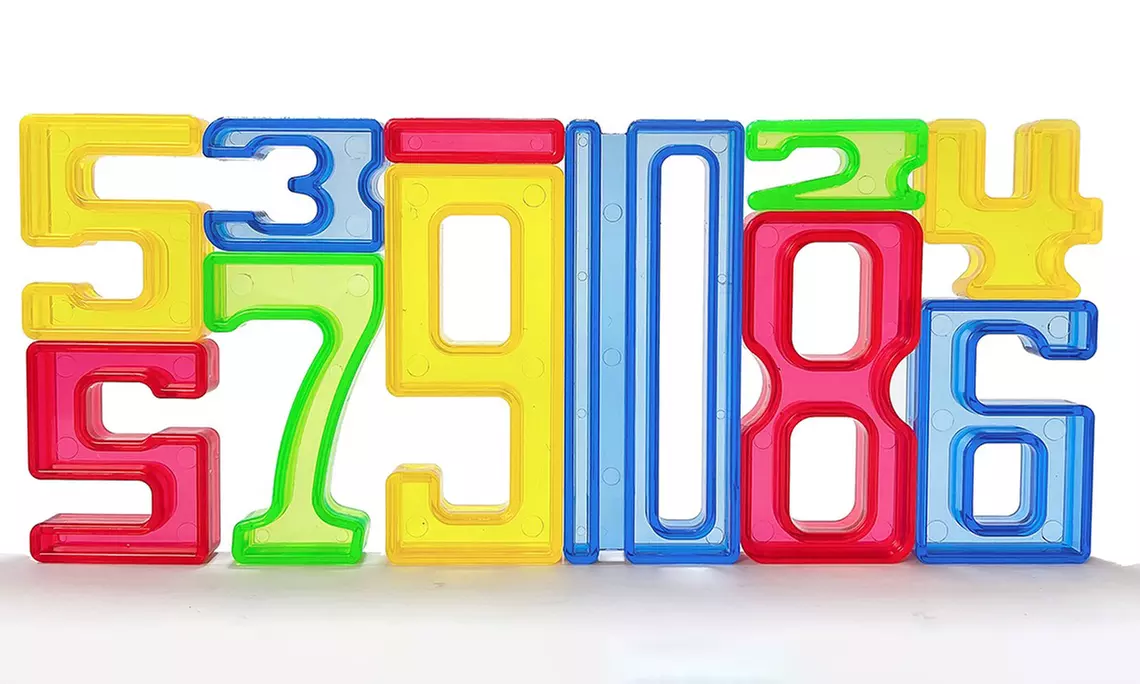 Zummy Math Number Manipulatives Education Unique Memory Blocks Math (140-Piece)