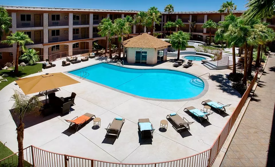 Stay with Champagne and Spa Credit at Aqua Soleil Hotel & Mineral Water Spa in Greater Palm Springs, CA - Second Medium