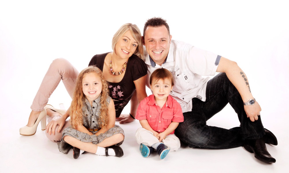 Family Photoshoot With Prints