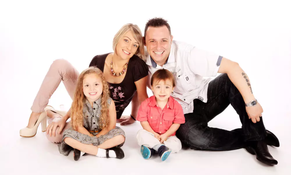 Family Photoshoot With Prints