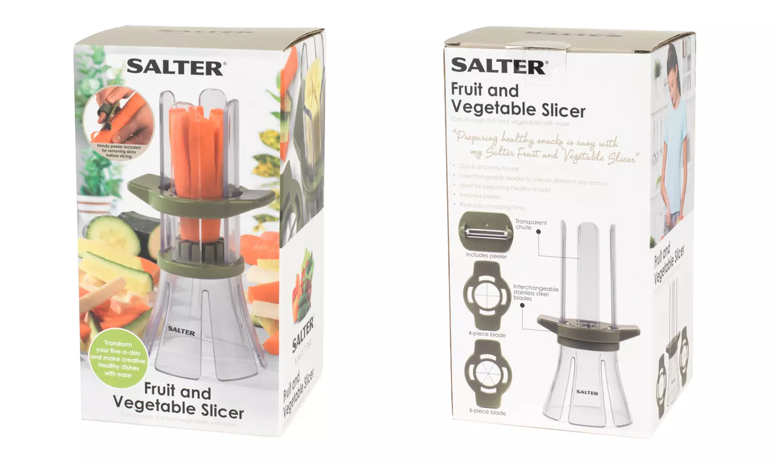 Trancheuse de fruits et légumes Salter - Second Medium