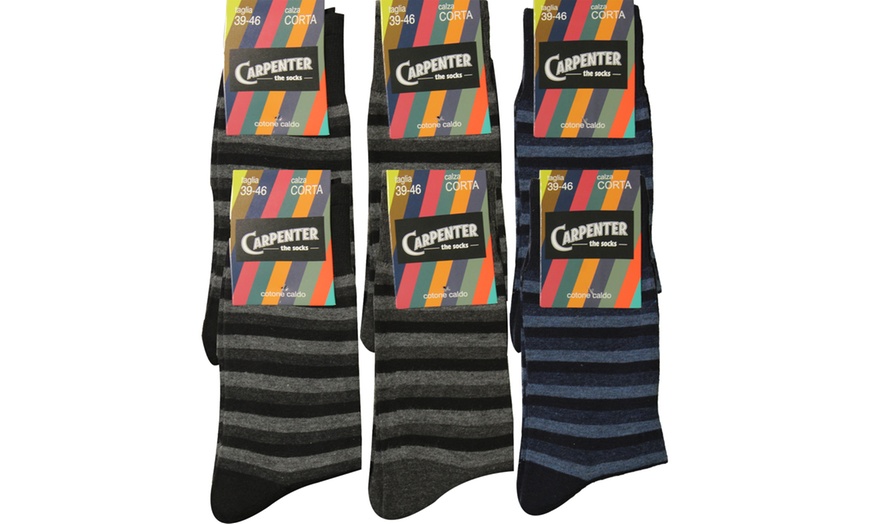 Image 4: Carpenter 6er- oder 12-Pack kurze oder lange Herren-Socken