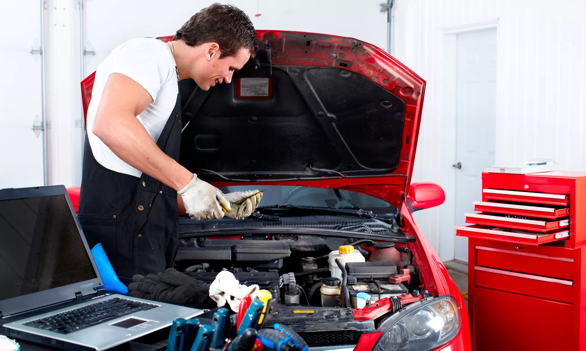 Up to 59% Off on Get Power Steering, Coolant or Brake Flush Service at Christian Brothers Automotive - Primary Image