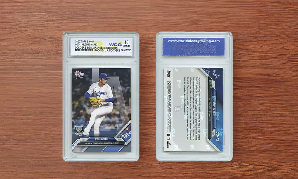 2025 Topps Now ROKI SASAKI Rookie Card OS-13 Dodgers Sign Fireballer GEM-MINT 10