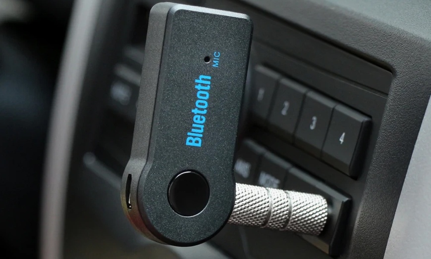 Image 1: Receptor de coche Bluetooth con micrófono integrado