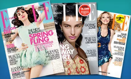 $5 for a One-Year Subscription to "Elle Canada" Magazine ($12 Value) - Primary Image