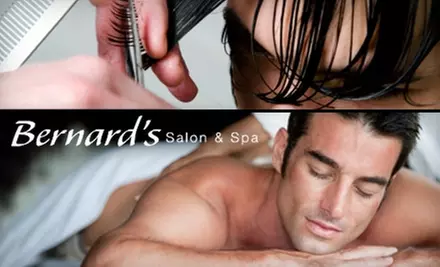 $40 for a Men's Haircut and Swedish Massage at Bernard's Salon and Spa ($101 Value)  - Primary Image