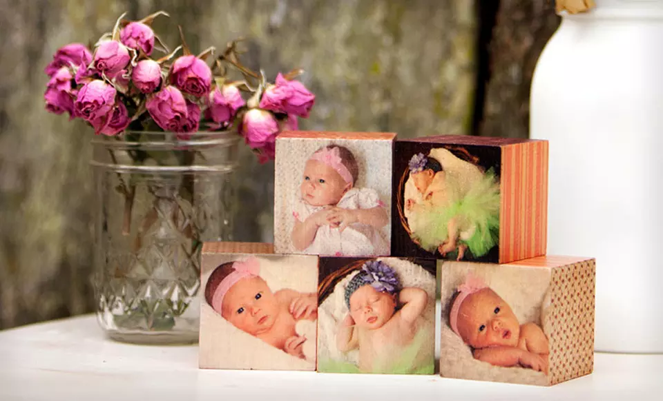 $39 for Five Photo Blocks, or One 8"x10" or Three 5"x7" Photo Boards from PhotoBarn ($95 List Price). Free Shipping. - Second Medium