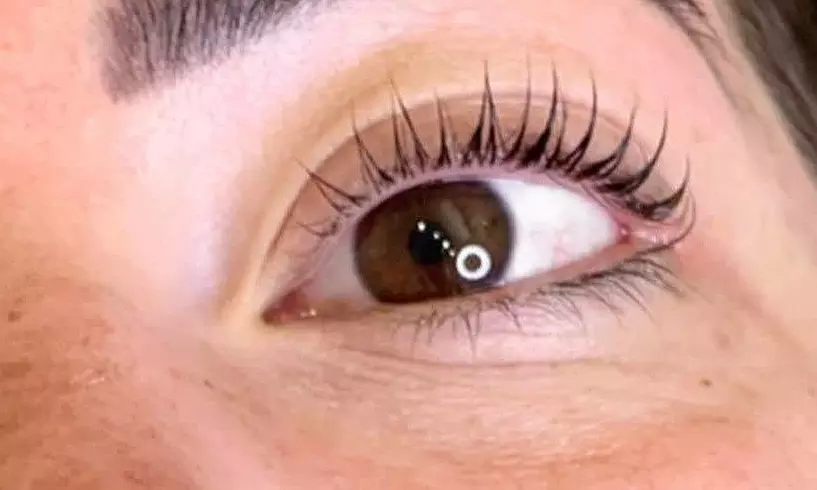 Eyelash lift or Brow lamination with tint at Zee Beauty And Nails Spa