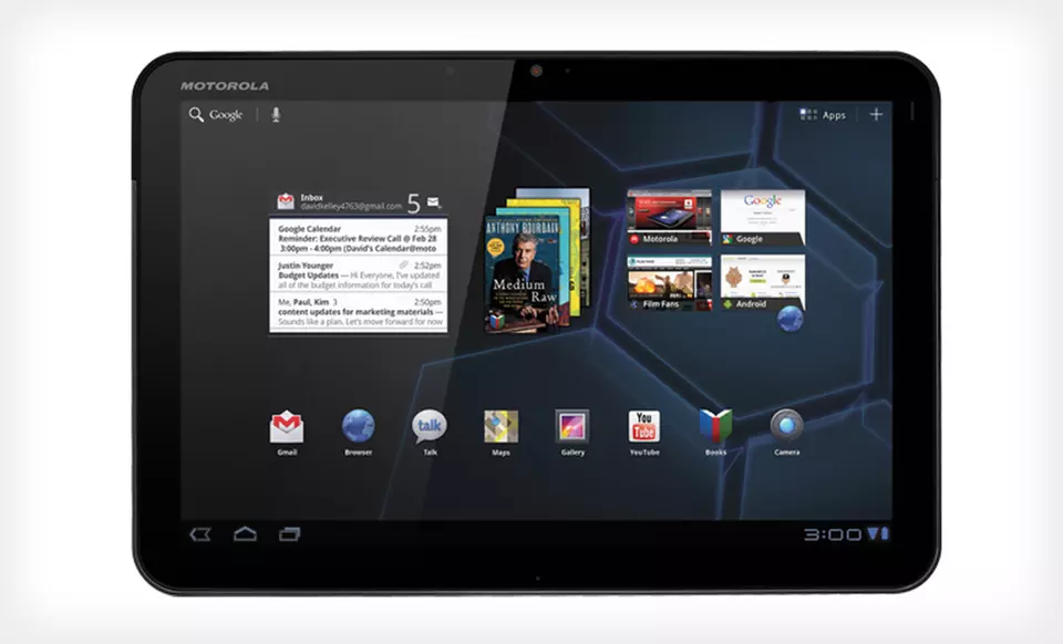 $259 for a 10'' Motorola HD Xoom Tablet with Portfolio (Manufacturer Refurbished) ($599.99 List Price). Free Shipping. - Primary Image
