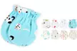 Baby Anti Scratching Soft Cotton Gloves Newborn Protection Face Scratch Mittens - Second Medium