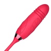 Image 10: 2 in 1 Rose Sucking Vibrator
