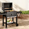 Image 37: Charcoal BBQ Grill with a Trolley in Various Sizes