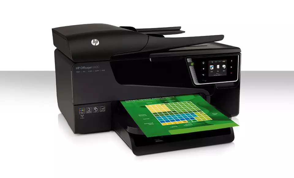 HP Officejet 6600 Wireless All-in-One Printer with Optional Ink from $79.99–$94.99 (Refurbished). Free Returns. - Primary Image