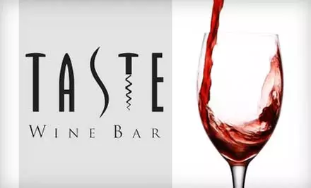 $10 for $20 Worth of Drinks at Taste Wine Bar and Shop - Primary Image
