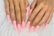 Full Acrylic or Hard Gel Nail Extensions with Polish Options, Hair Blow-Dry, and Gelish Pedicure (Up to 64% Off) - Image 2