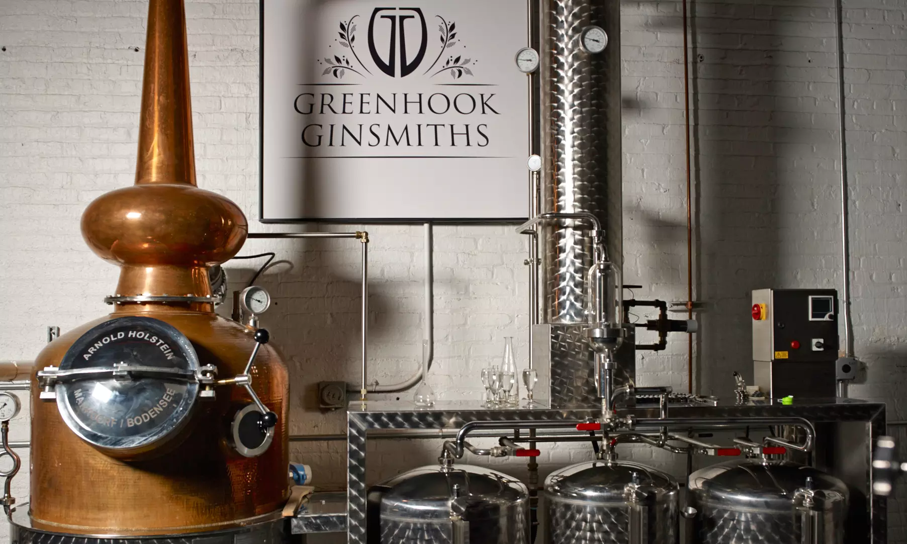 Distillery Tour and Gin Tasting for Two, Four, or Six at Greenhook Ginsmiths (56% Off) - Primary Image