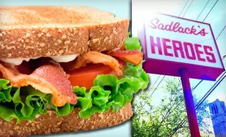 $7 for $15 Worth of Sandwiches at Sadlack's Heroes - Primary Image
