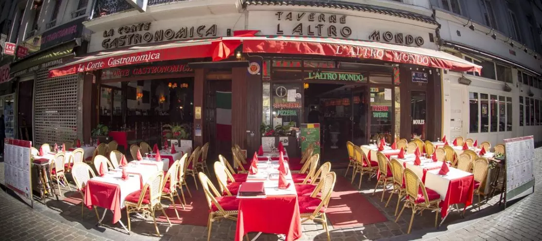 Menu italien en 3 services à la carte