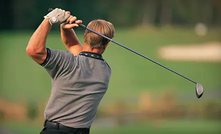 Golf Lesson with Swing Analysis or Nine-Hole Lesson with Golf Pro Robert Sauer from Executive Links, LLC (Up to 55% Off) - Primary Image