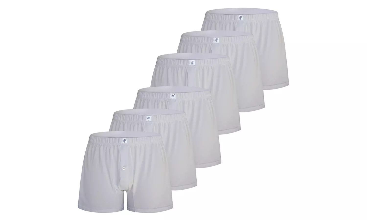 3 o 6 boxer da uomo De Fonseca in 100% cotone