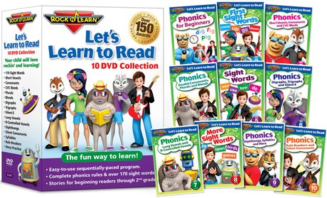 Let's Learn to Read 10-DVD Collection