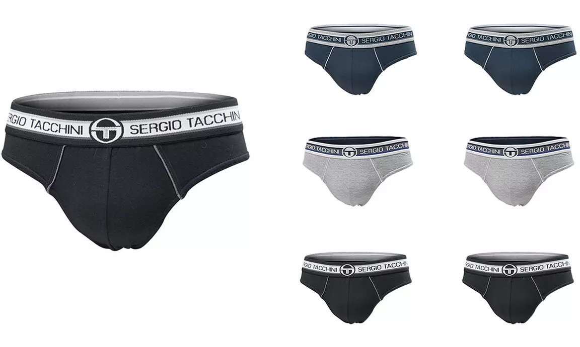 6x oder 12x Sergio Tacchini Herren-Unterhosen & Boxershorts