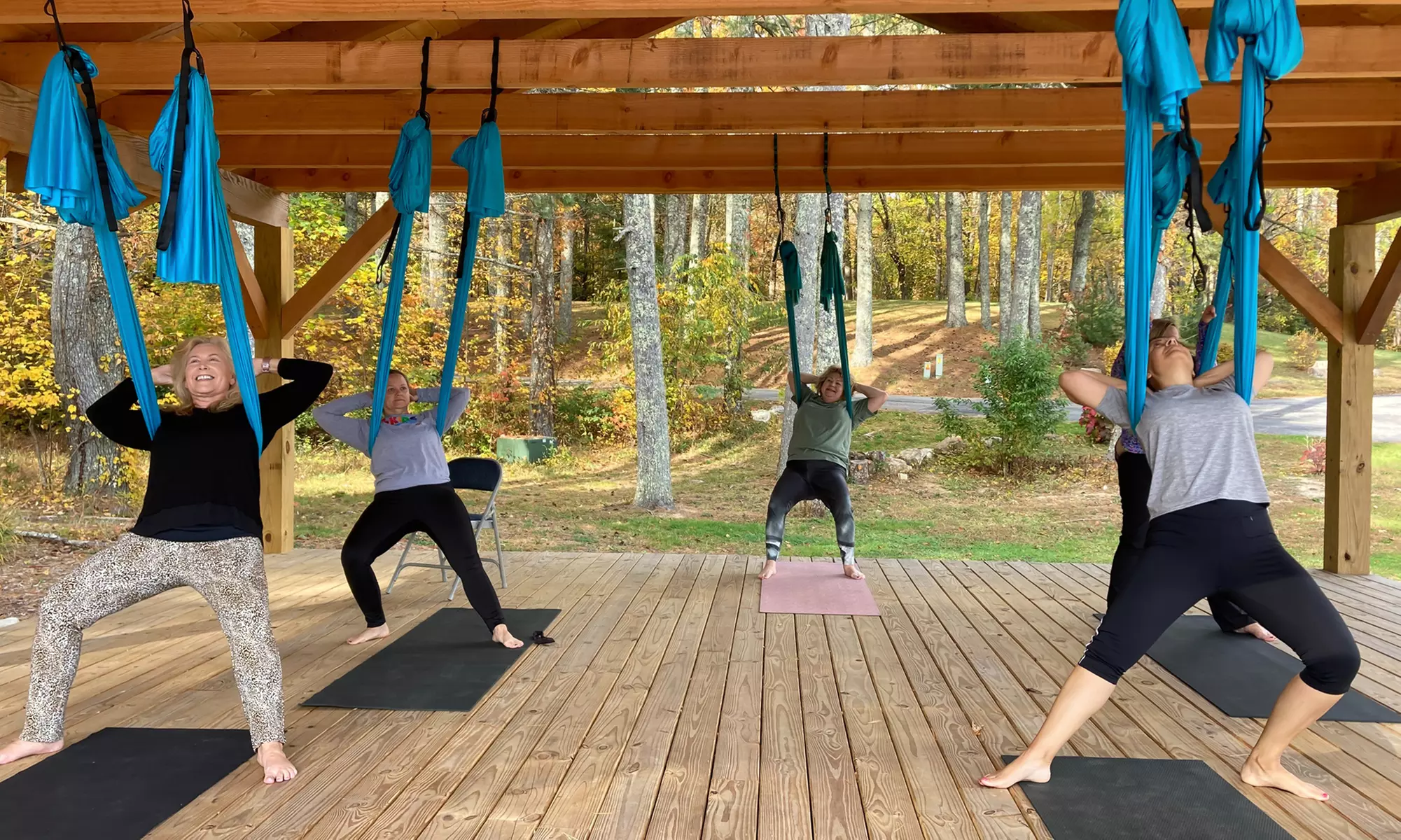 Unlimited 4 Weeks, Private, 3-Class, or 5-Class Aerial Yoga Sessions