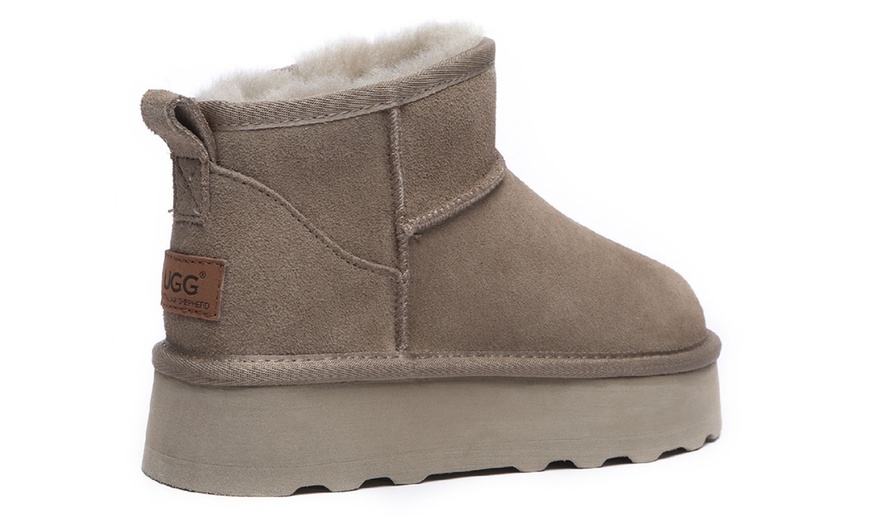Image 16: Thick Bottom Mini Classic UGG