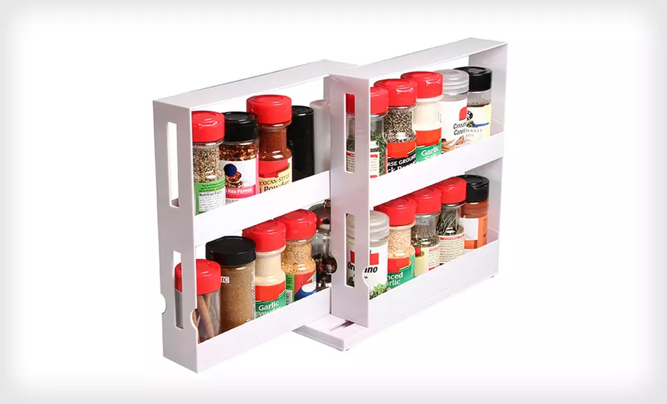 $16 for Two Deluxe Swivel Store Spice Organizers ($39.98 List Price). Free Shipping and Free Returns. - Primary Image
