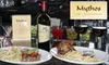$12 for $25 Worth of Mediterranean Fare and Drinks at Mythos in San Carlos