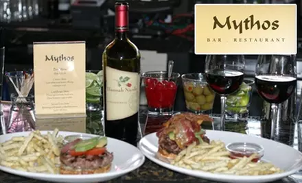 $12 for $25 Worth of Mediterranean Fare and Drinks at Mythos in San Carlos - Primary Image