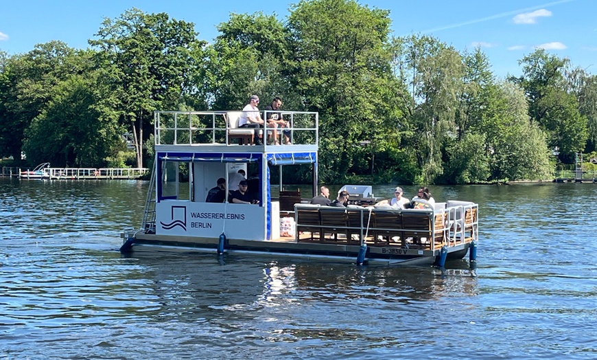 Image 2: 8 Std. Grillboot mieten in Berlin für bis zu 14 Personen (Mo-Do)