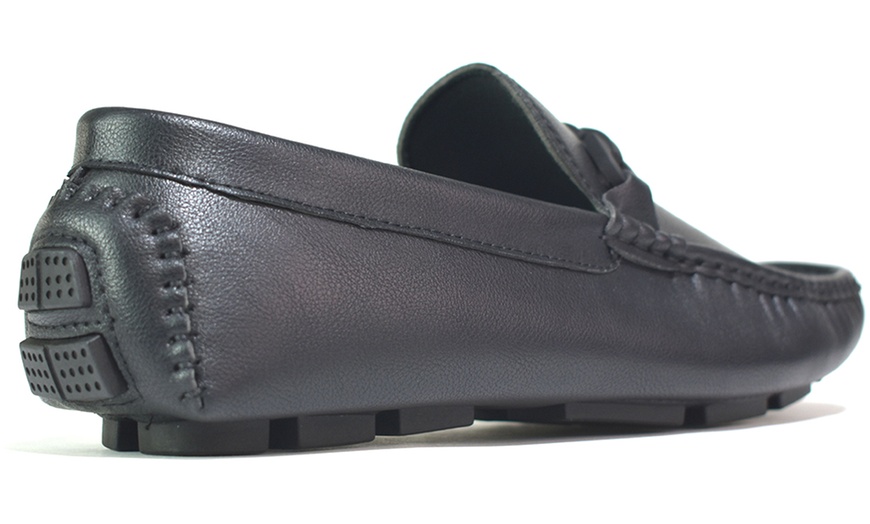 Image 4: Leather Slip-On Shoes