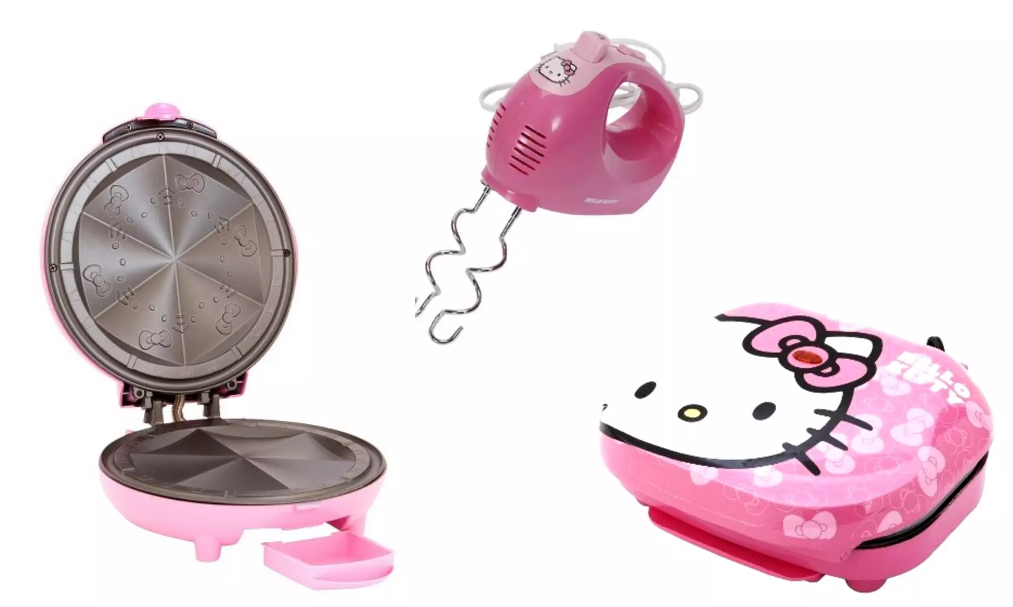 Hello Kitty Kitchen Appliances: Hand Mixer, Quesadilla Maker or Grill - Primary Image