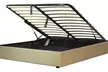 Lit Sampur avec revêtement en tissu et matelas en mousse à mémoire de forme en option, livraison offerte - Image 4