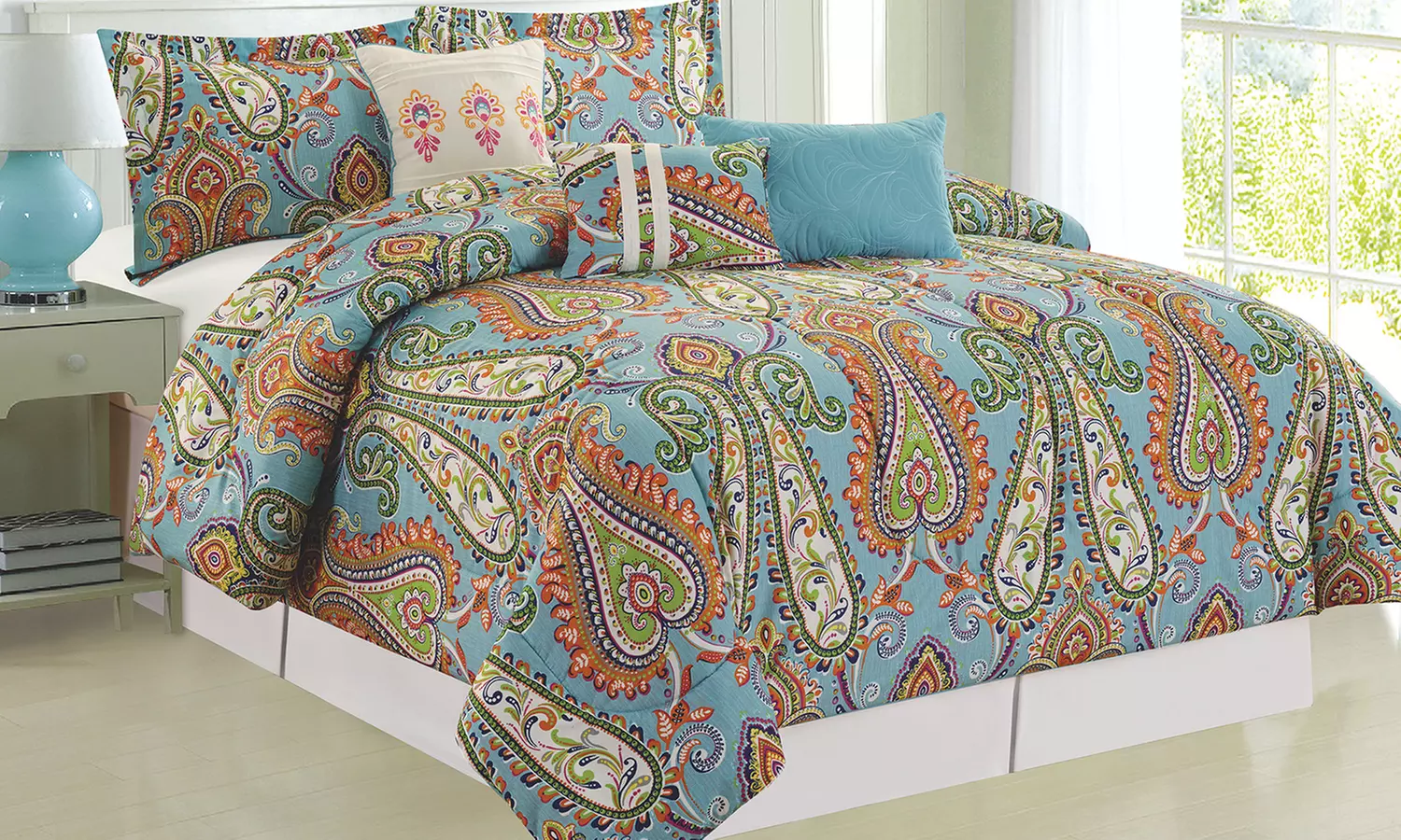 Printed Comforter Set (6-Piece) - Primary Image