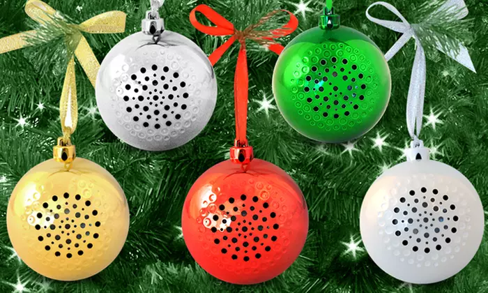 Tree Tunes Bluetooth Ornament Speaker - Primary Image