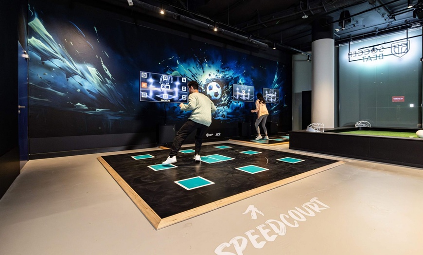 Image 19: 45 oder 90 Min. SOCCERBEAT für 1 Person: Fußballwelt mit 13 Spielzonen für Spiel & Wettbewerb (bis 32% sparen)