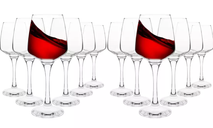 Image 12: Homiu Florence Glassware; Wine Glasses, Flutes, Whiskey or Highball