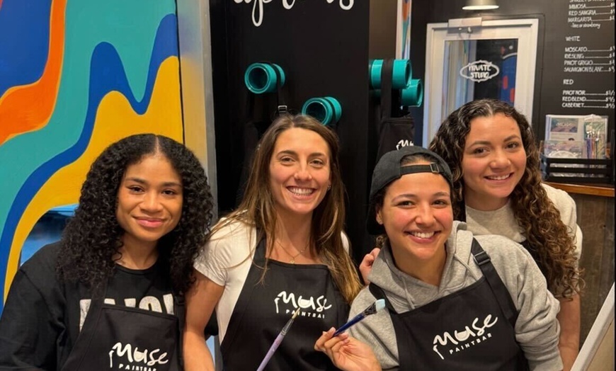 Image 12: Paint and Sip Experience for Two or Four at Muse Paintbar: Nashville