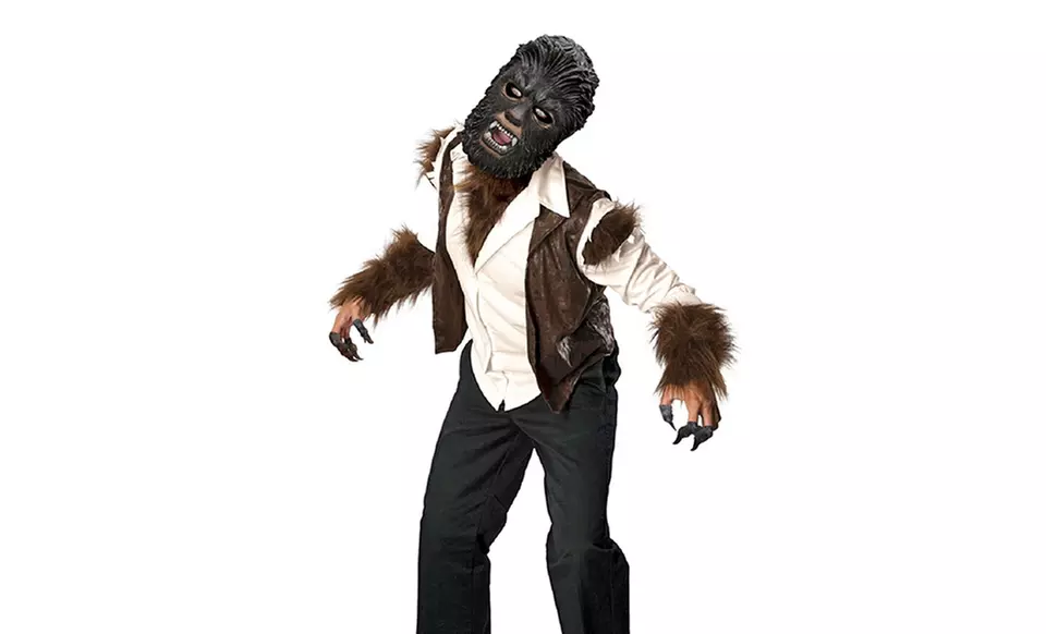 Men's Pirate, Wolfman, or Vampire Halloween Costumes - Second Medium