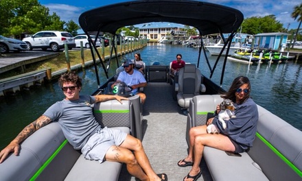 Premium Tritoon Boat 2 Hour - OB Watersports