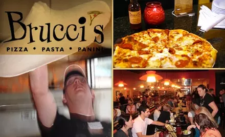 $9 for $20 Worth of Pizza, Pasta, Paninis, and More at Brucci's  - Primary Image