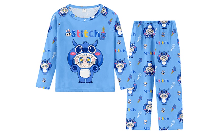 Image 2: Stitch Inspired 2-Piece Children's Pyjamas