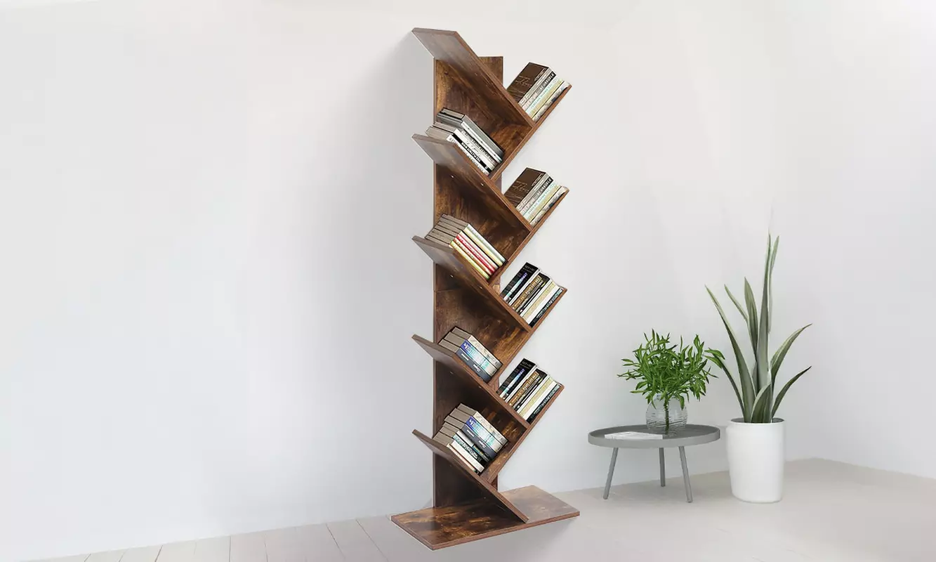 Levede 8-Tier Tree Bookshelf