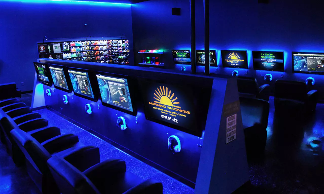 One-Hour Game Passes or All-Day Passes at PLAYLive Nation (50% Off). Five Options Available.  - Primary Image